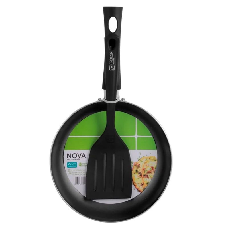 FACUSA - Sarten Antiad Nova 22Cm Eh-SarNv22+Espat Nylon 4095002019