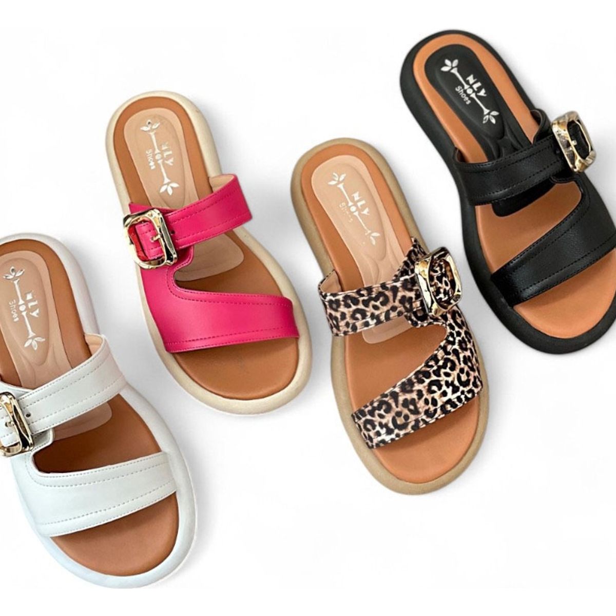 GENERICO - Sandalia Mujer Planta 3 Cm 2086L-43 Color Dorado