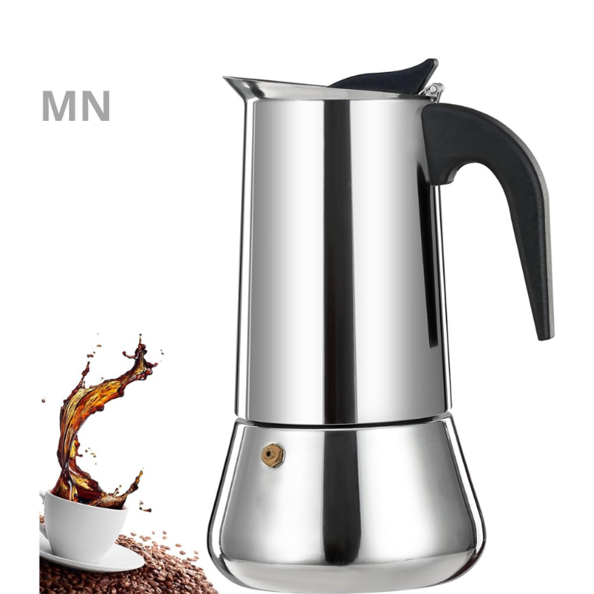 GENERICO - Kit moka italiana 9 tz + cocina eléctrica