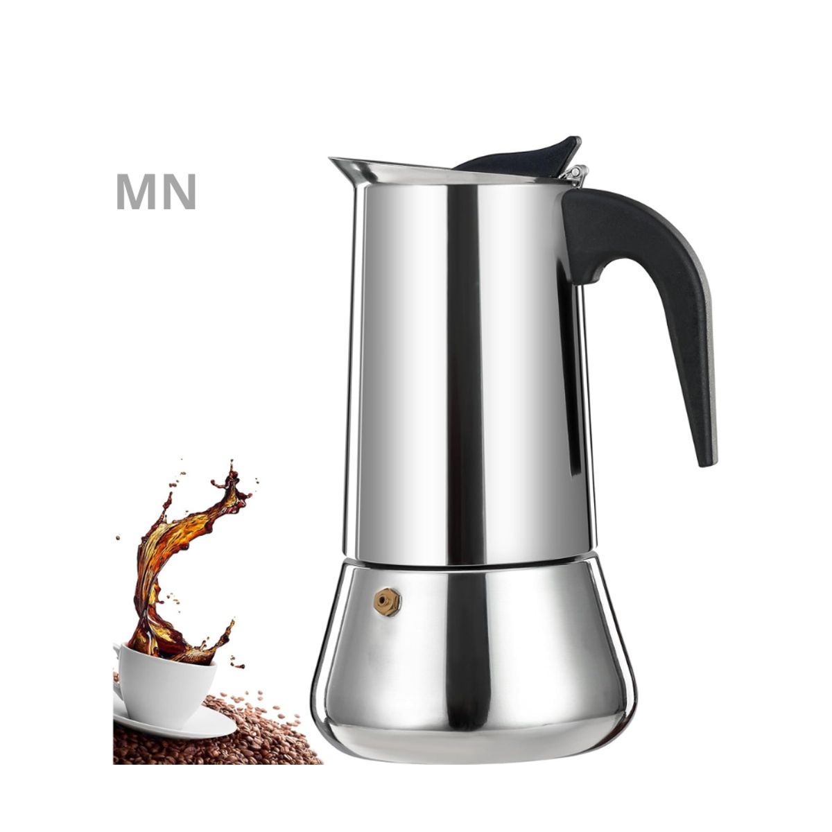 GENERICO - Kit moka italiana 9 tz + cocina eléctrica