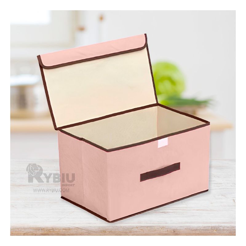 GENERICO - Organizador Liviano de 36x24x23 Beige Y+Envoltorio de Regalo