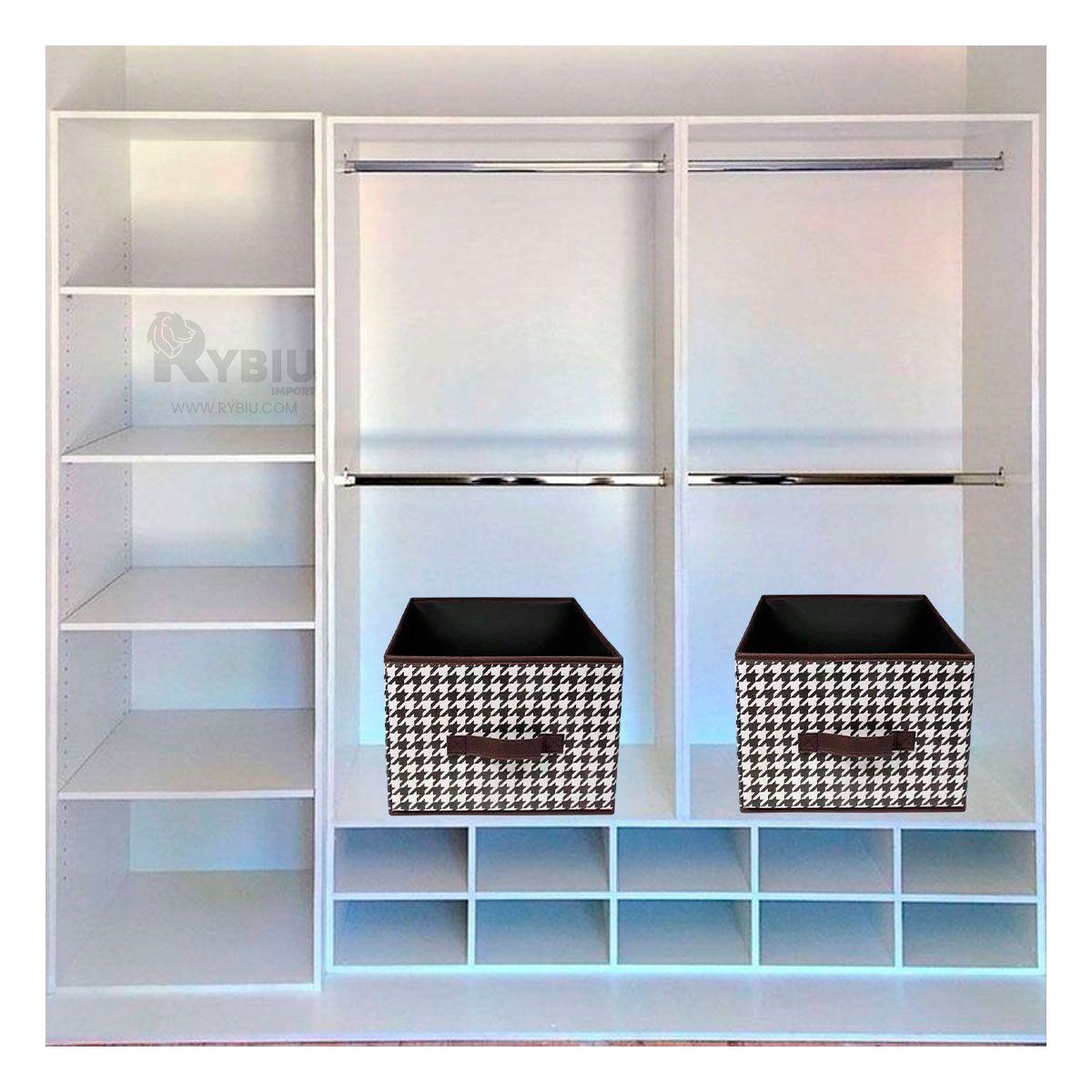 GENERICO - Cajon Optimo para Ninos 47x28x20 en Marron Y+Regalo Stickers