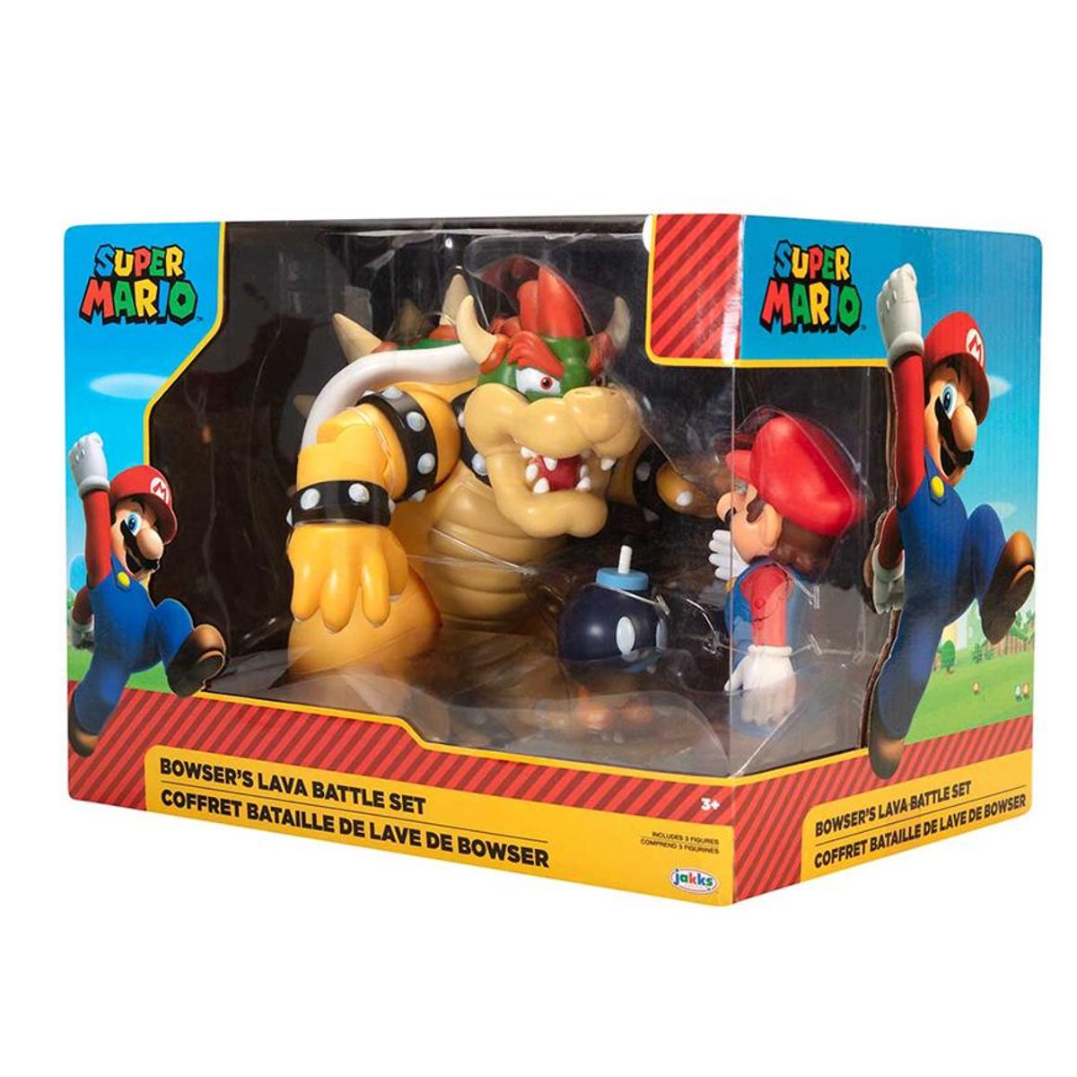 JAKKS PACIFIC - Set Nintendo Mario vs Bowser Diorama