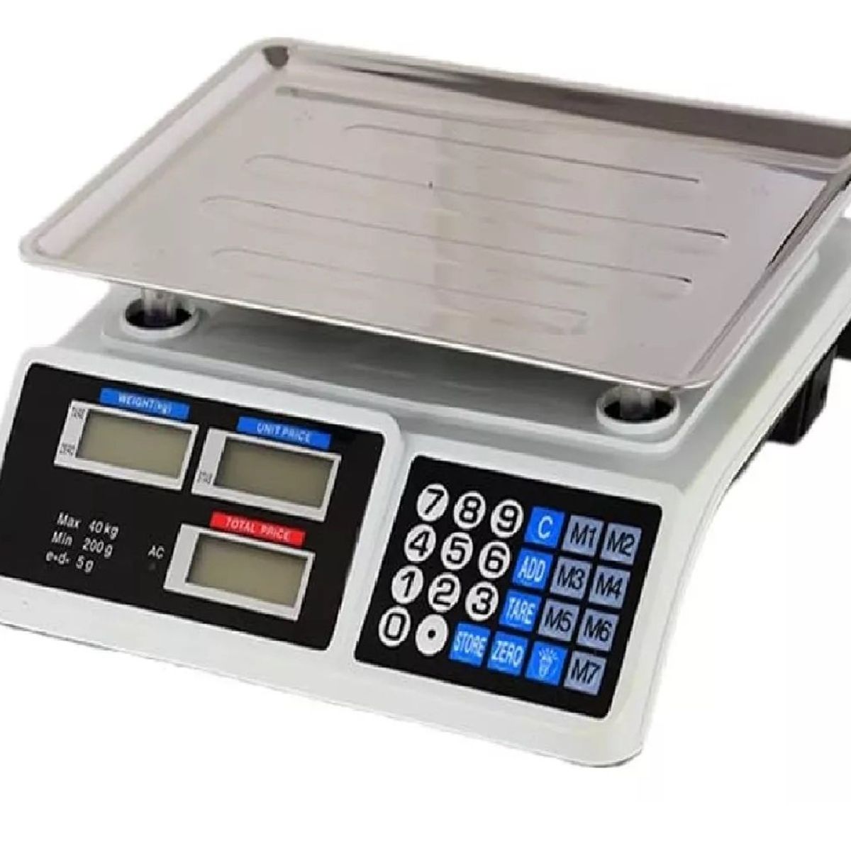 GENERICO - Balanza Inalambrica Digital Hasta 40kg Para Tienda Bodega