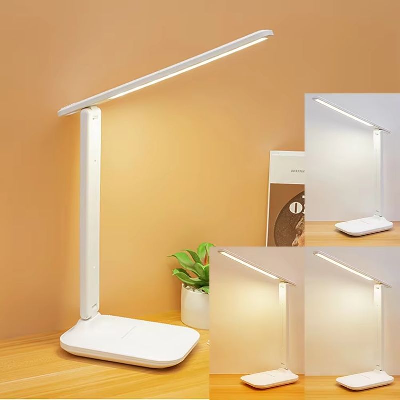 MEGIMPERU - Lámpara de Escritorio LED Plegable USB Regulable y Control Táctil