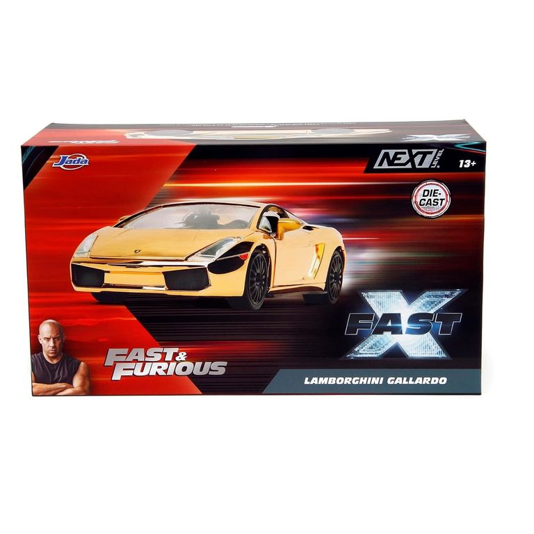 JADA TOYS JADA253203089 LAMBORGHINI GALLARDO FAST & FURIOUS X 2023 GOLD 1 24 Modellino