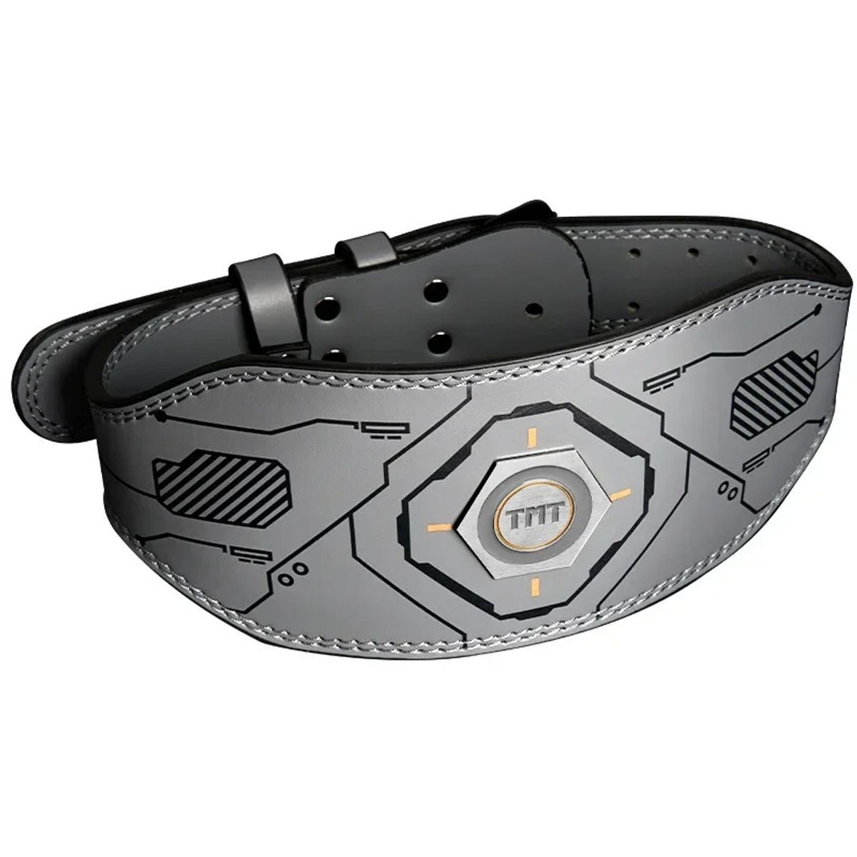 TMT - Cinturón Entrenamiento TMT HY15 Cuero Genuino Powerlifting