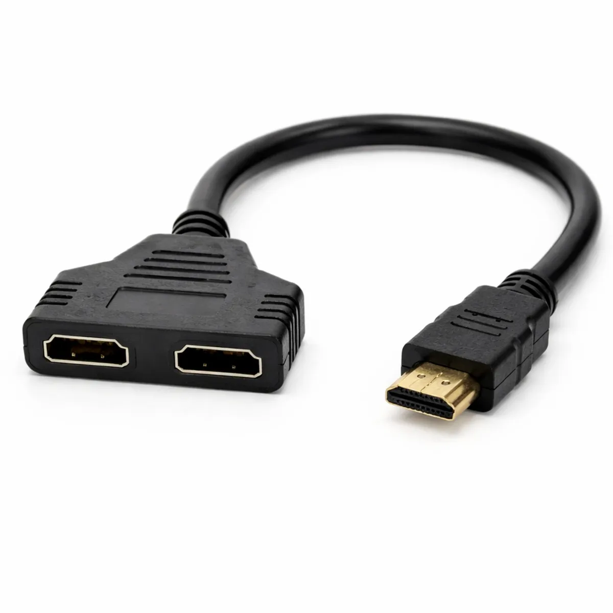 GENERICO - Adaptador Splitter HDMI 1×2 para TV Monitor y Proyector