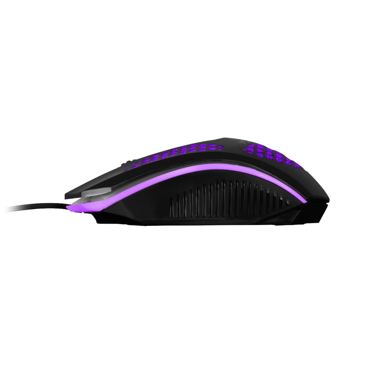 ENKORE - Mouse Gamer Alámbrico Enkore Levitron 107 Negro Ilumincación LED