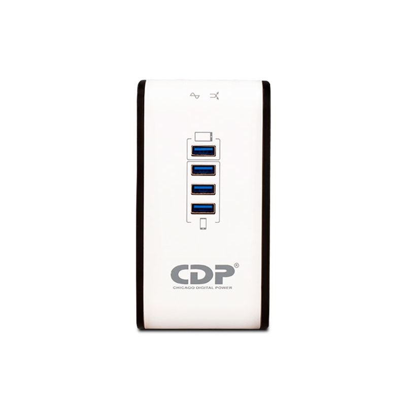 CDP - Regulador de voltaje CDP R2CU-AVR1008i de 1000VA  500W cargador USB