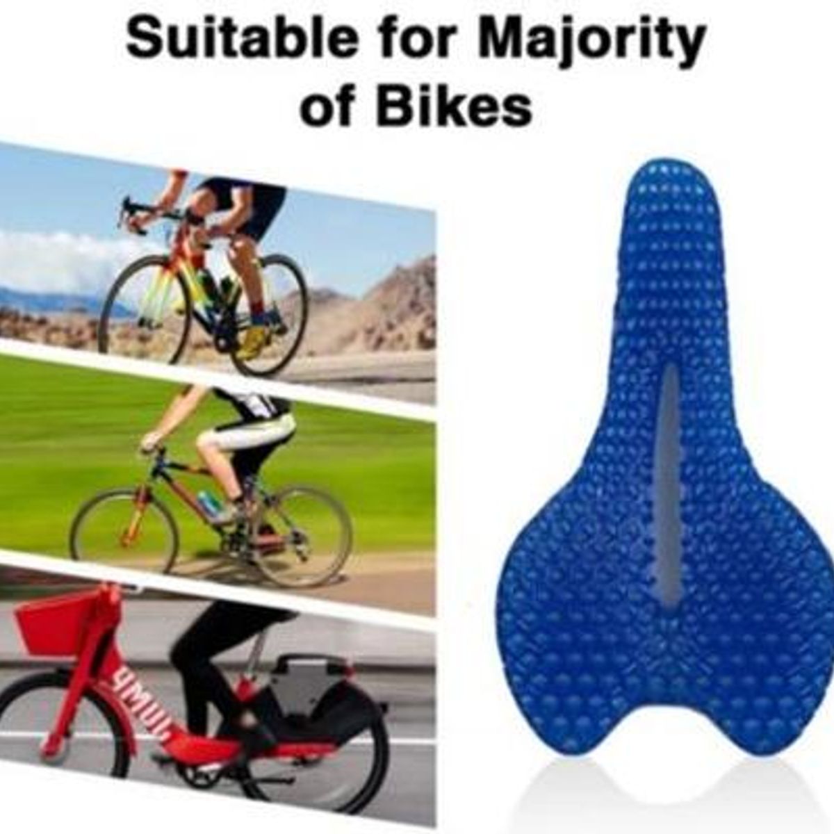 GENERICO - Forro Funda Asiento De Bicicleta Ejercicio Cojin Acolchado