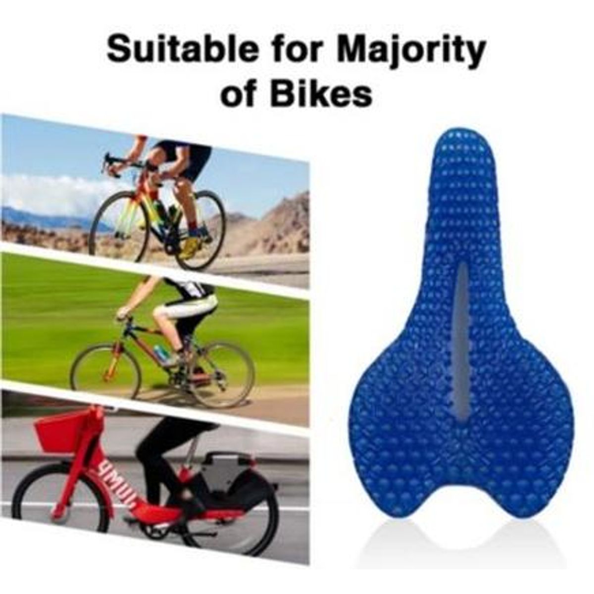 GENERICO - Forro Funda Asiento De Bicicleta Ejercicio Cojin Acolchado