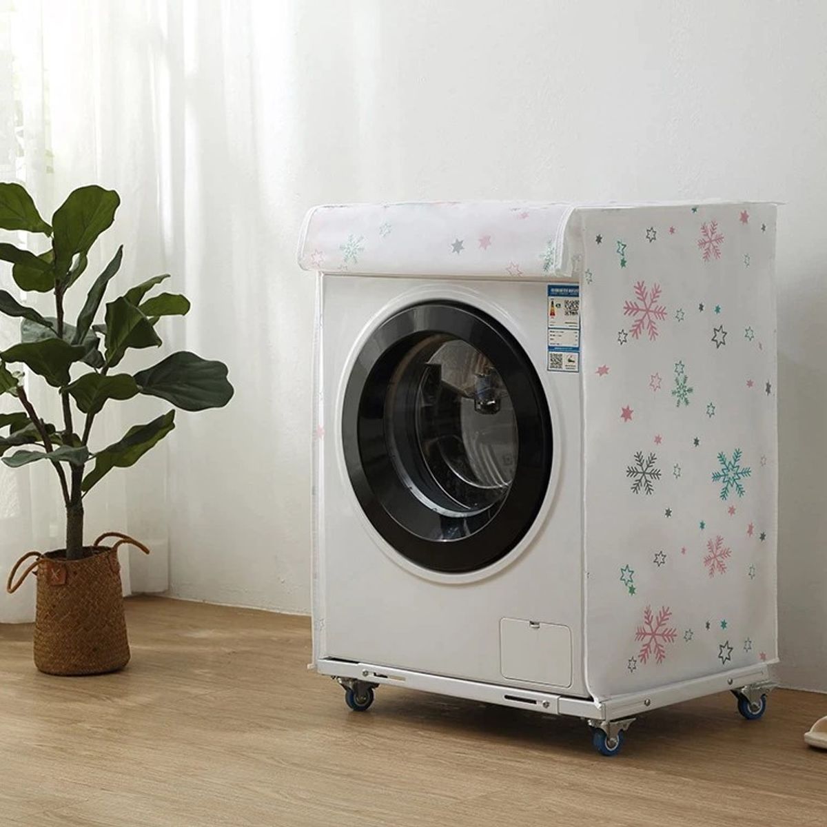GENERICO - COBERTOR FUNDA LAVADORA IMPERMEABLE CUIDADO DE LAVADORA ROPA Estilo B