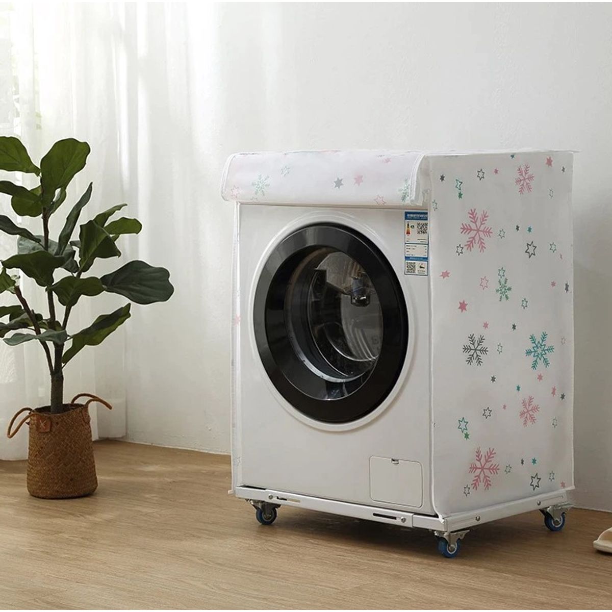 GENERICO - COBERTOR FUNDA LAVADORA IMPERMEABLE CUIDADO DE LAVADORA ROPA Estilo B