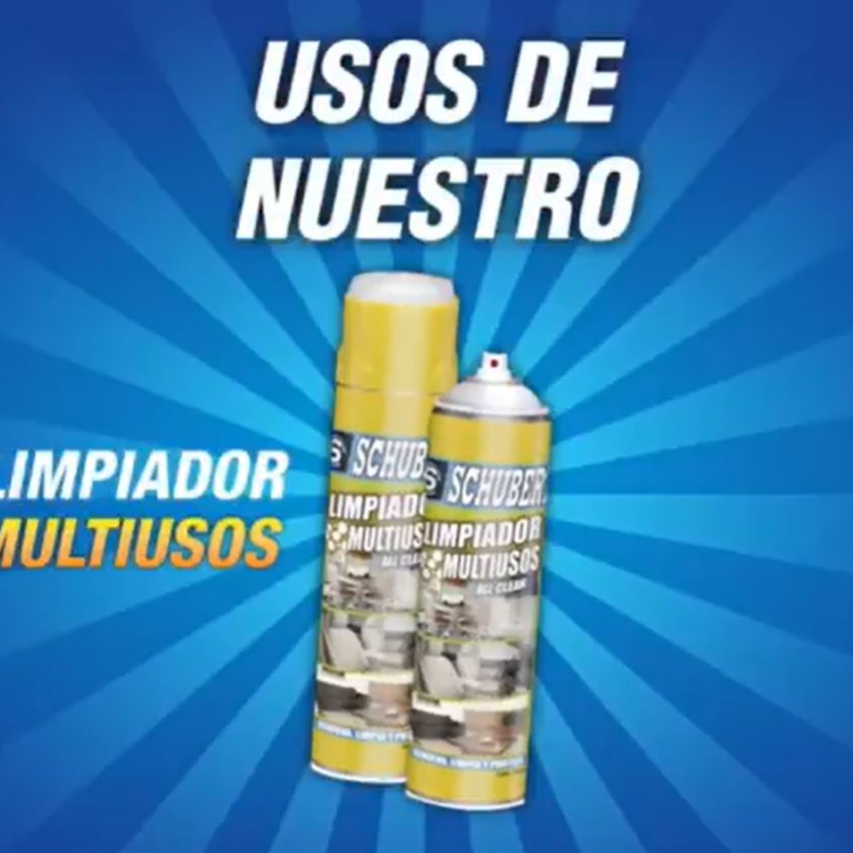 GENERICO - Limpiador Multiusos Muebles Tapices Alfombras 650ml Espuma Cuero