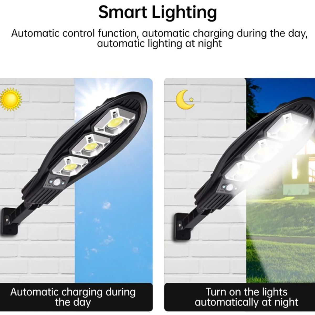 GENERICO - Reflector solar led  solar impermeable Sensor de movimiento