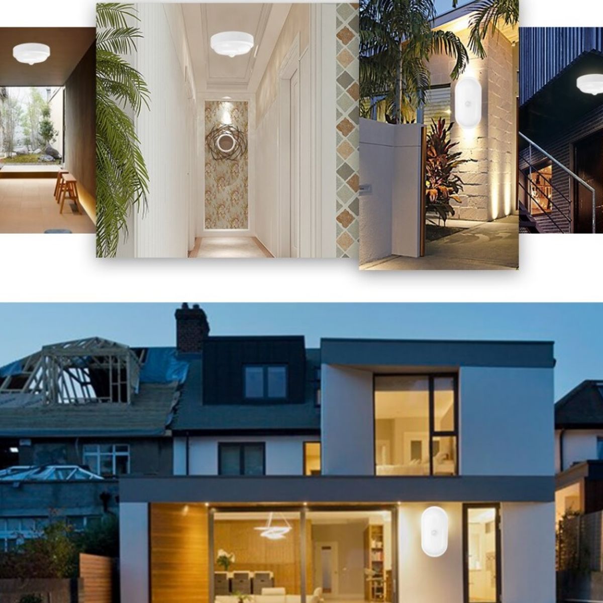 GENERICO - Foco Luz Led Sensor De Movimiento 15w Hogar