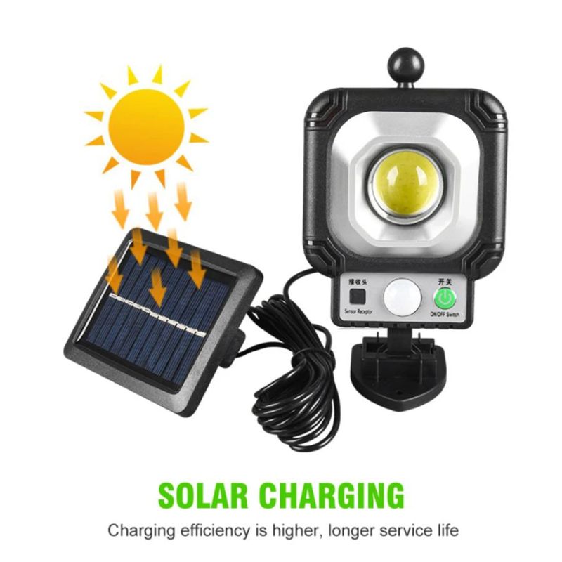 GENERICO - Reflector Solar Recargable Sensor de Movimiento Led Luz Lampara - Ojo