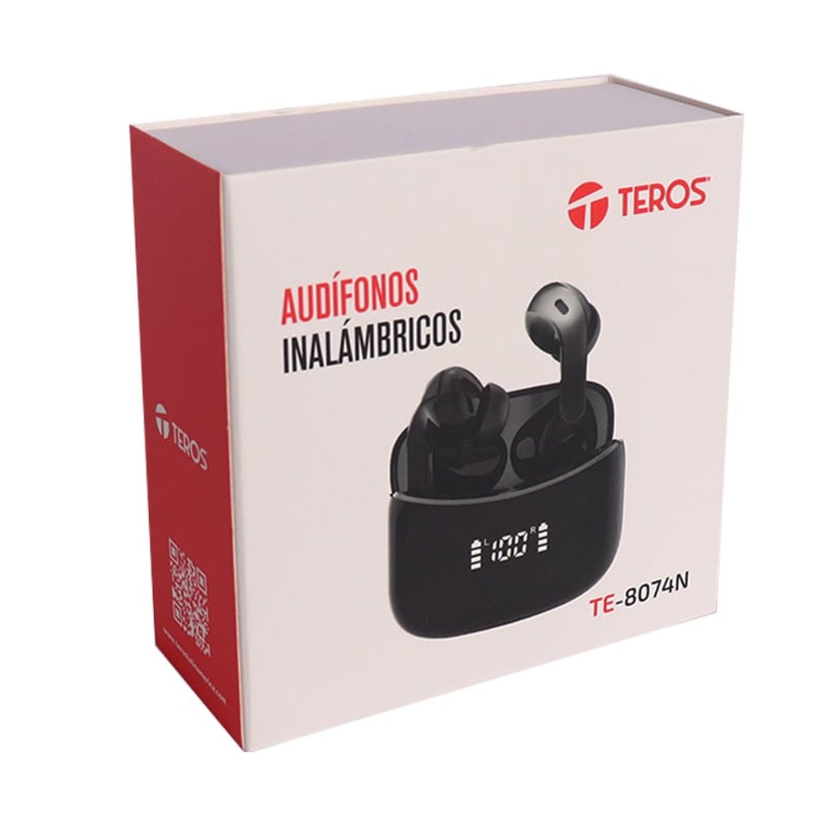 TEROS - Audífonos TEROS TE-8074N bluetooth TWS negro