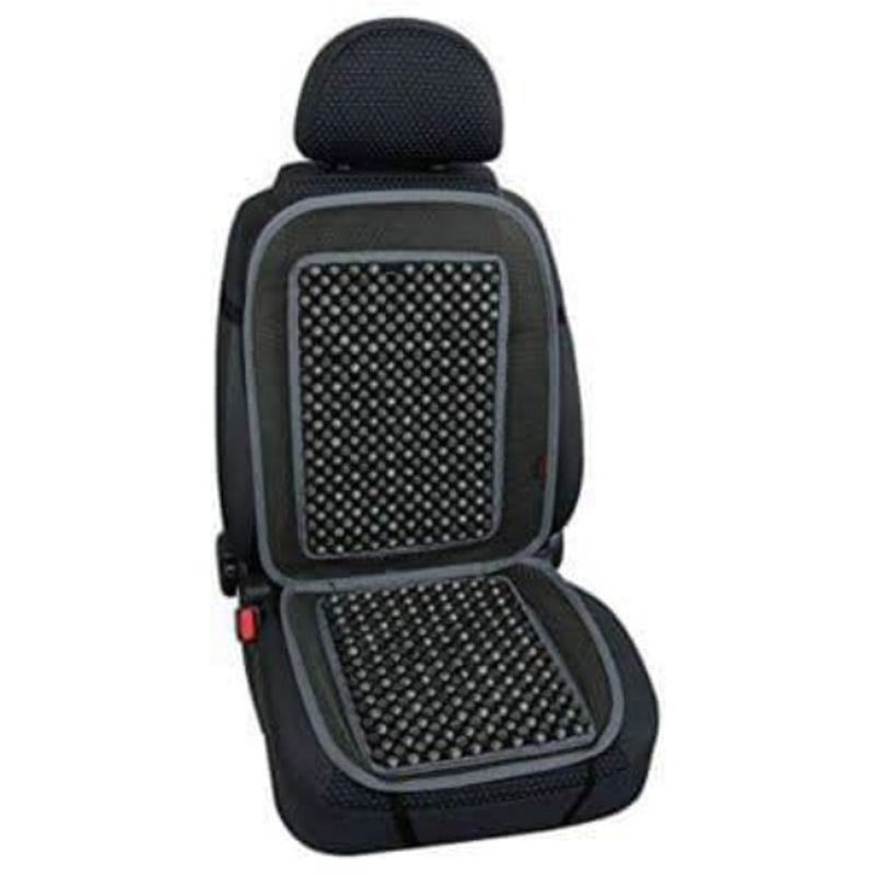 GENERICO - Respaldar de Auto Antitranspirante Acolchado Negro