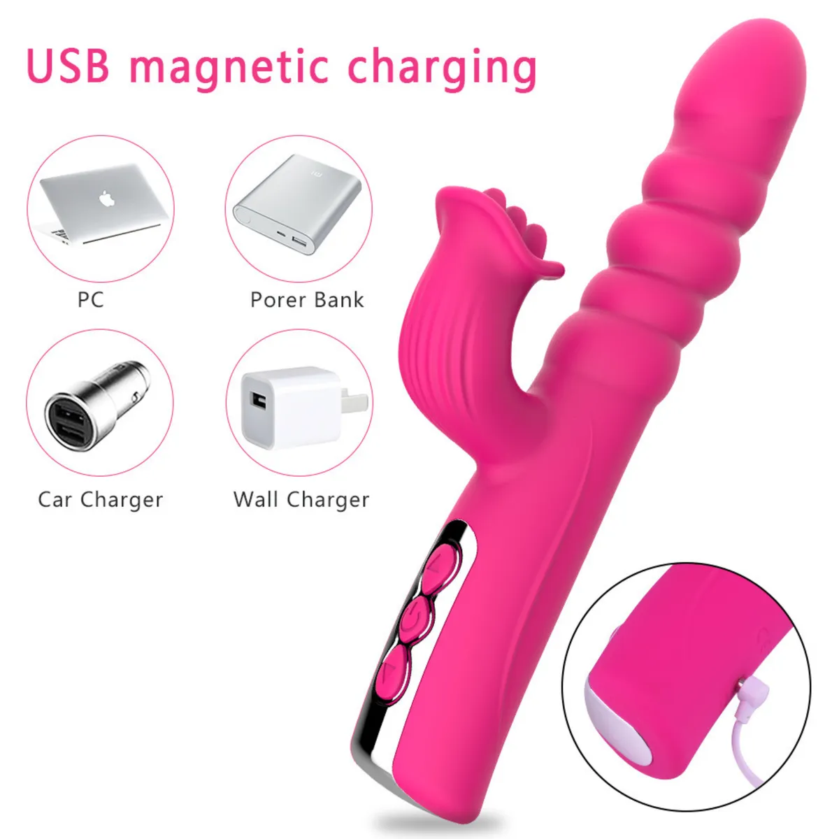 GENERICO - JUGUETE  SEXUAL VIBRADOR CONSOLADOR PARA MUJERES PRINCIPIANTES