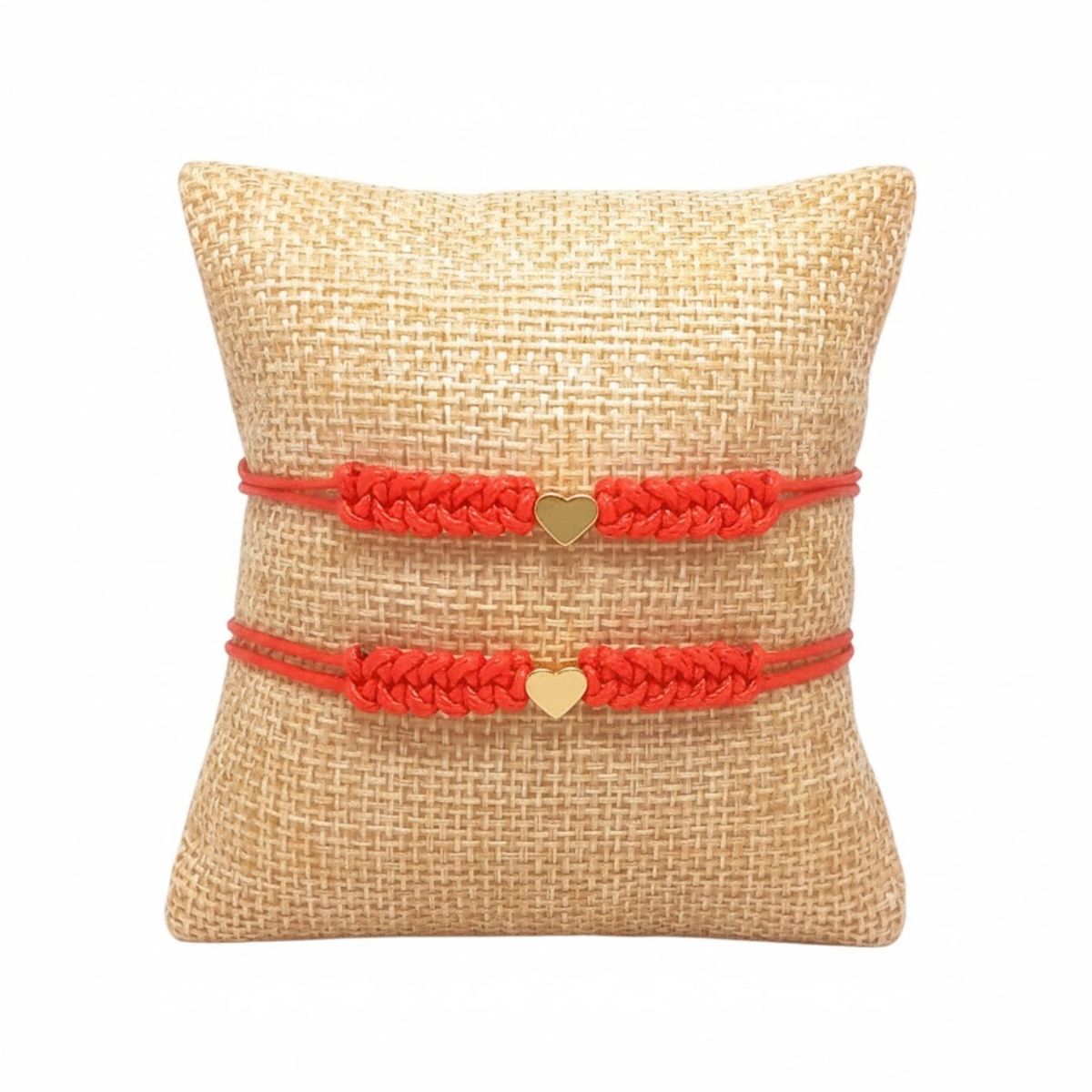 LUCYANA JOYAS Y ACCESORIOS - Set Pulsera Hilo Rojo con Corazón para Mujer Pareja - Joyas Lucyana