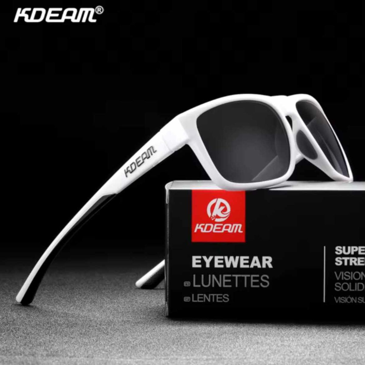 GENERICO - LENTES DE SOL - KDEAM - BLANCO
