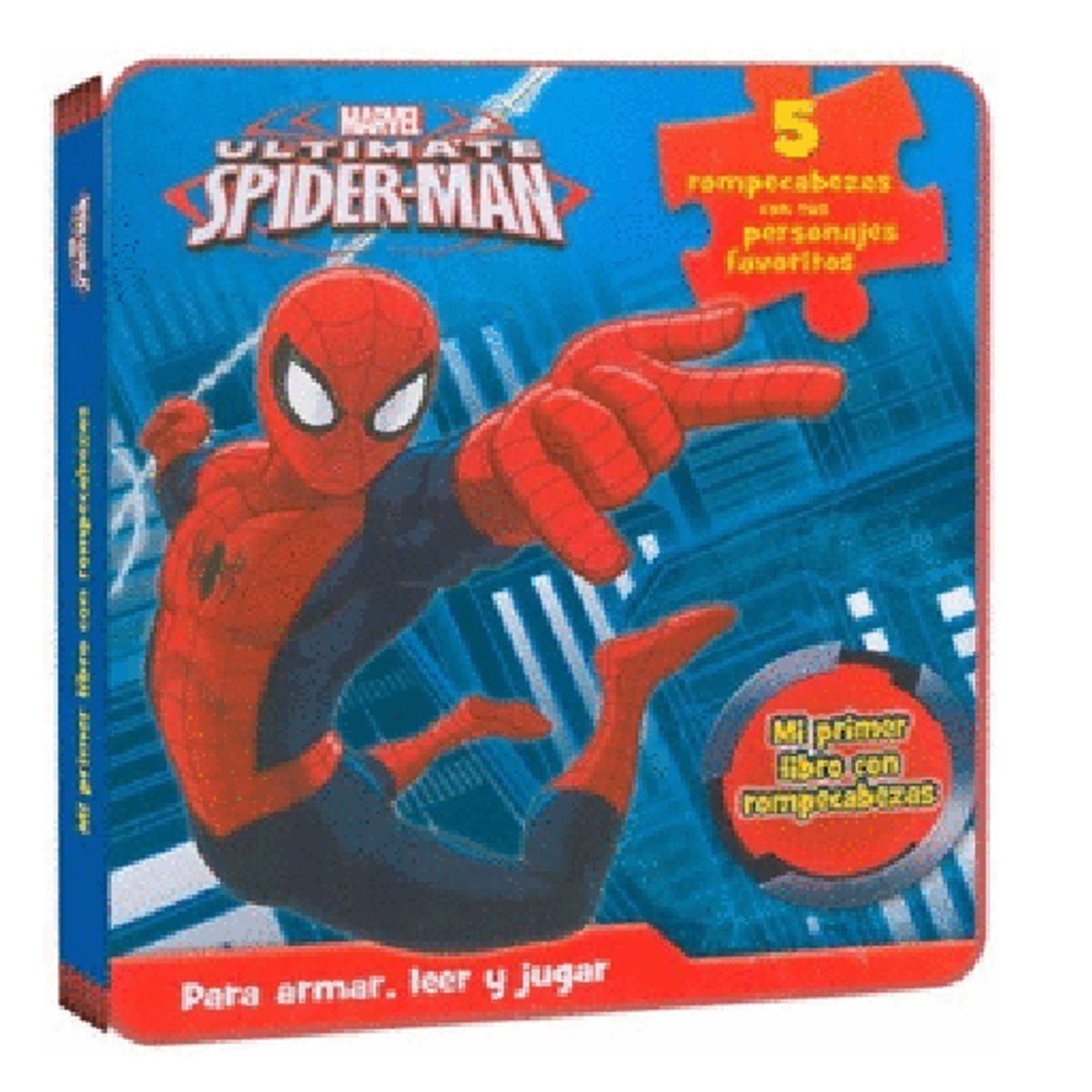 LEXUS - Cuento  con rompecabezas Superheroes