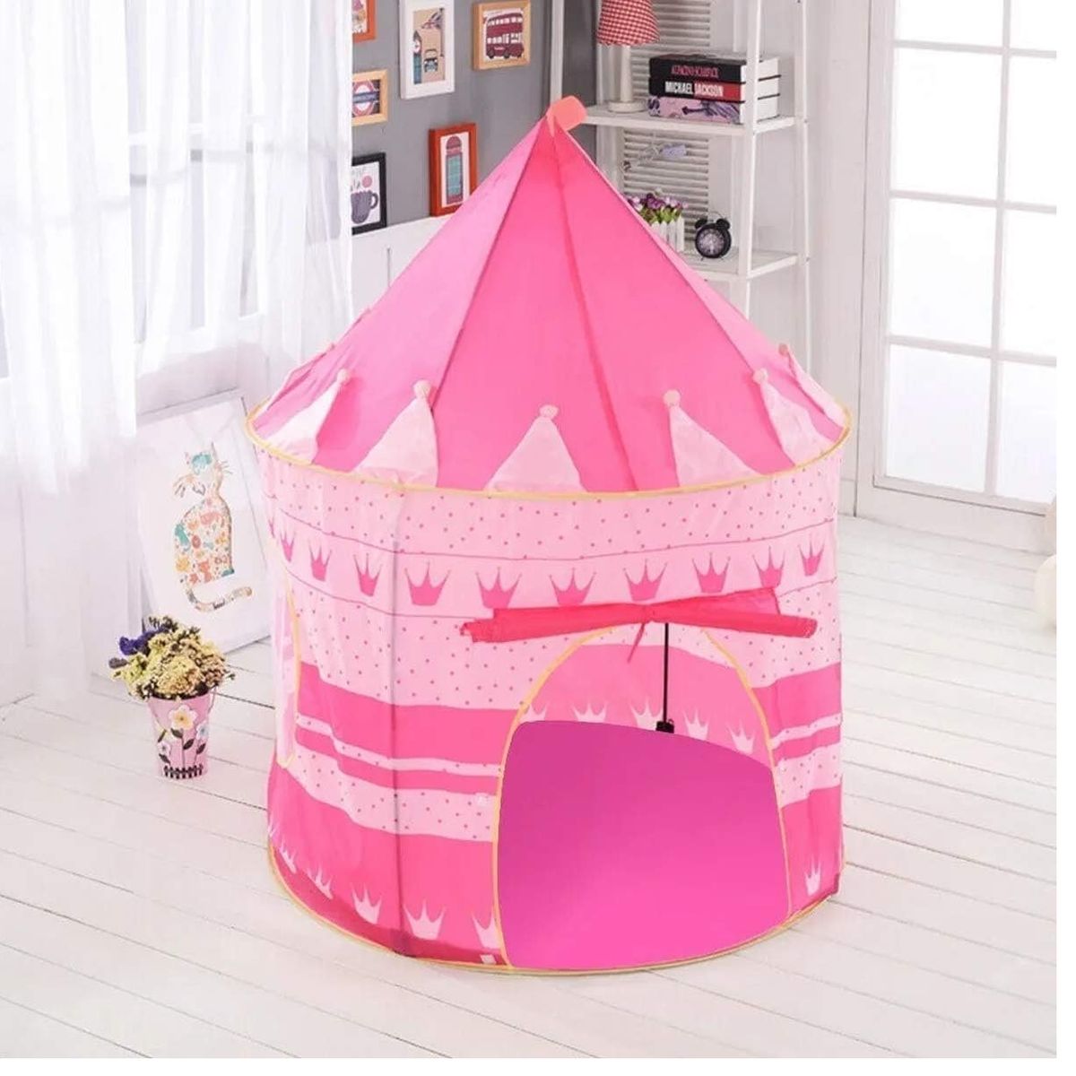 GENERICO - Carpa Castillo Princesa Armable para Niñas