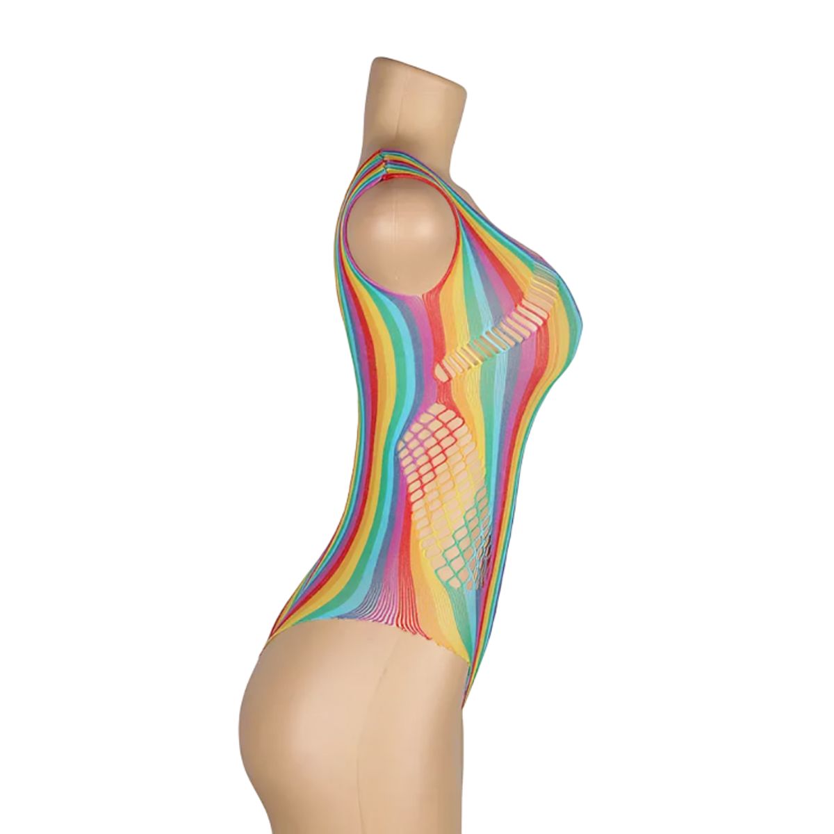 GENERICO - Sexy Malla Vestido Lencería Multicolor tipo body