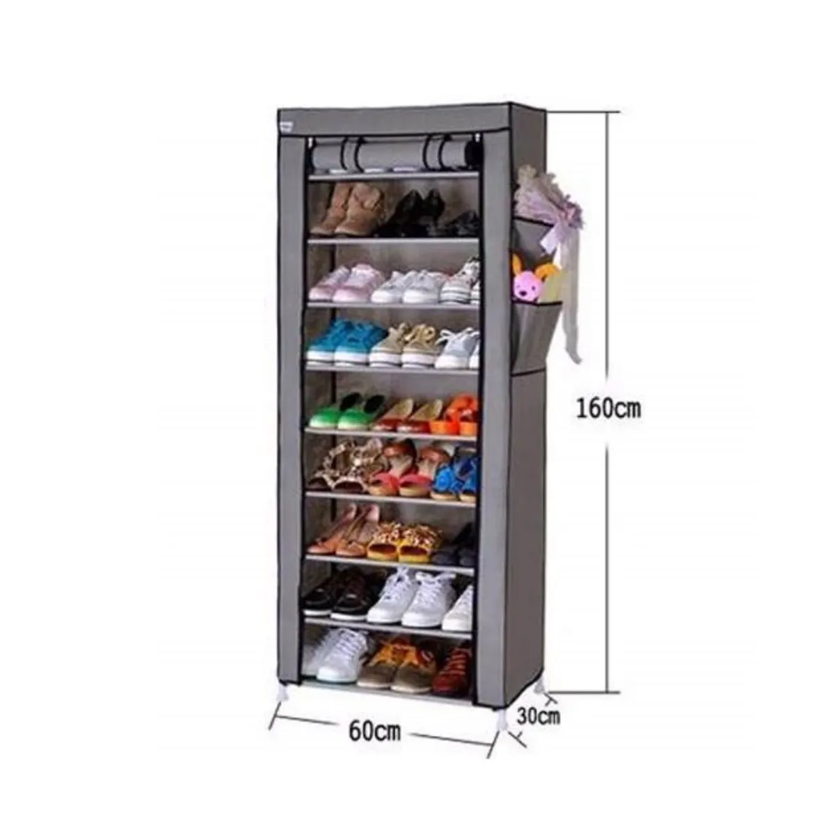 GENERICO - Organizador de Zapatos Armable Zapatera de 9 niveles Funda Aleatorio