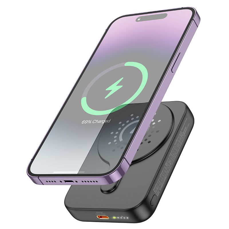 HOCO - Cargador Portátil PowerBank Magnético para Iphone J117A  10000 MAH