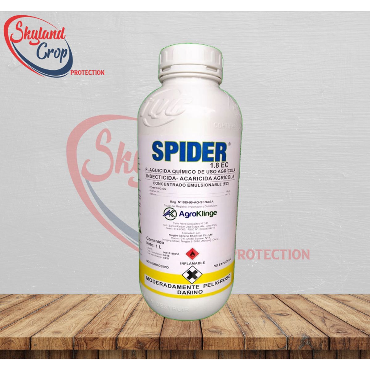 GENERICO - SPIDER 1.8EC 1L INSECTICIDA-ACARICIDA  AGRÍCOLA