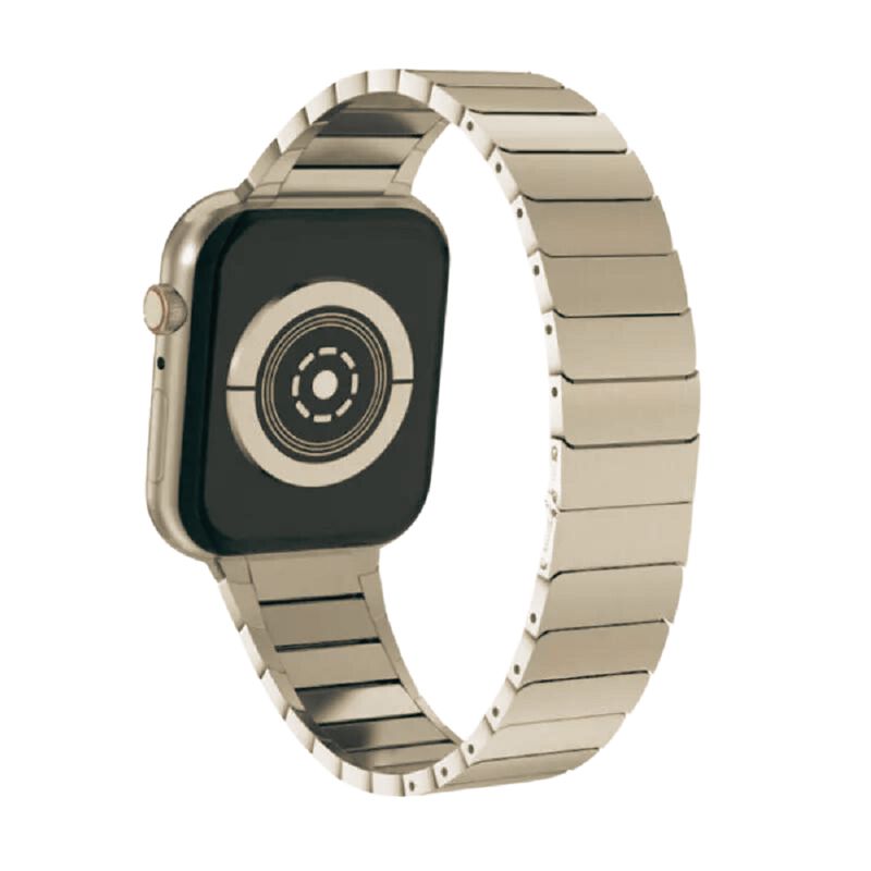 GENERICO - Correa Para Applewatch Y Watch Acero Bambù 38-40-41mm Starlight