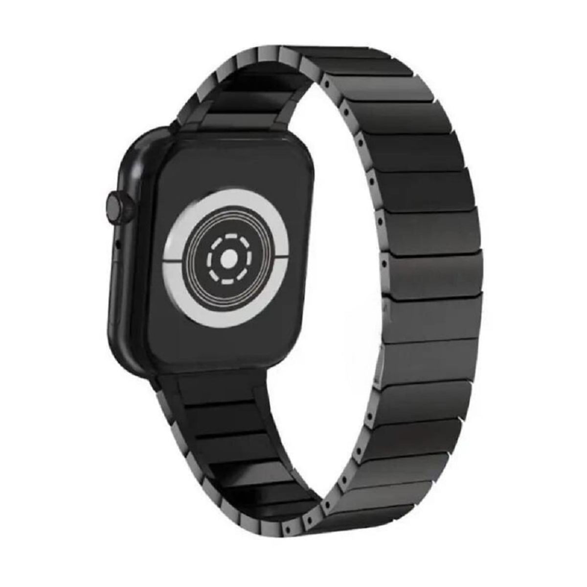 GENERICO - Correa Para Applewatch Y Watch Acero Bambù 42-44-45-49mm Negro
