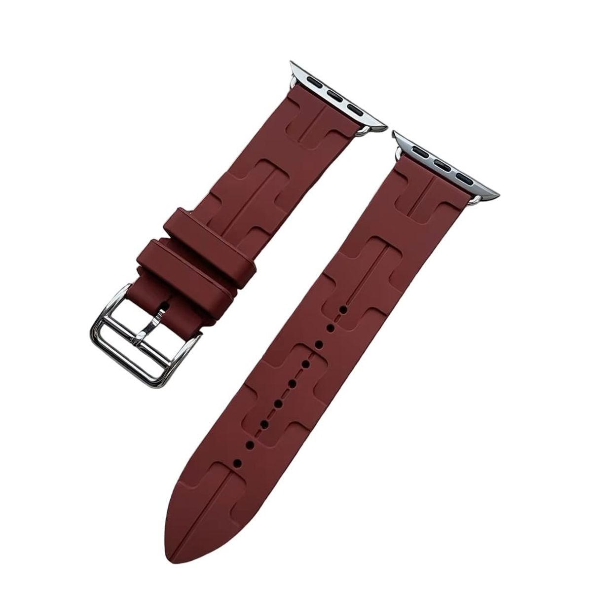 GENERICO - Correa Para Applewatch Y Watch Hermès 38-40-41mm Vino