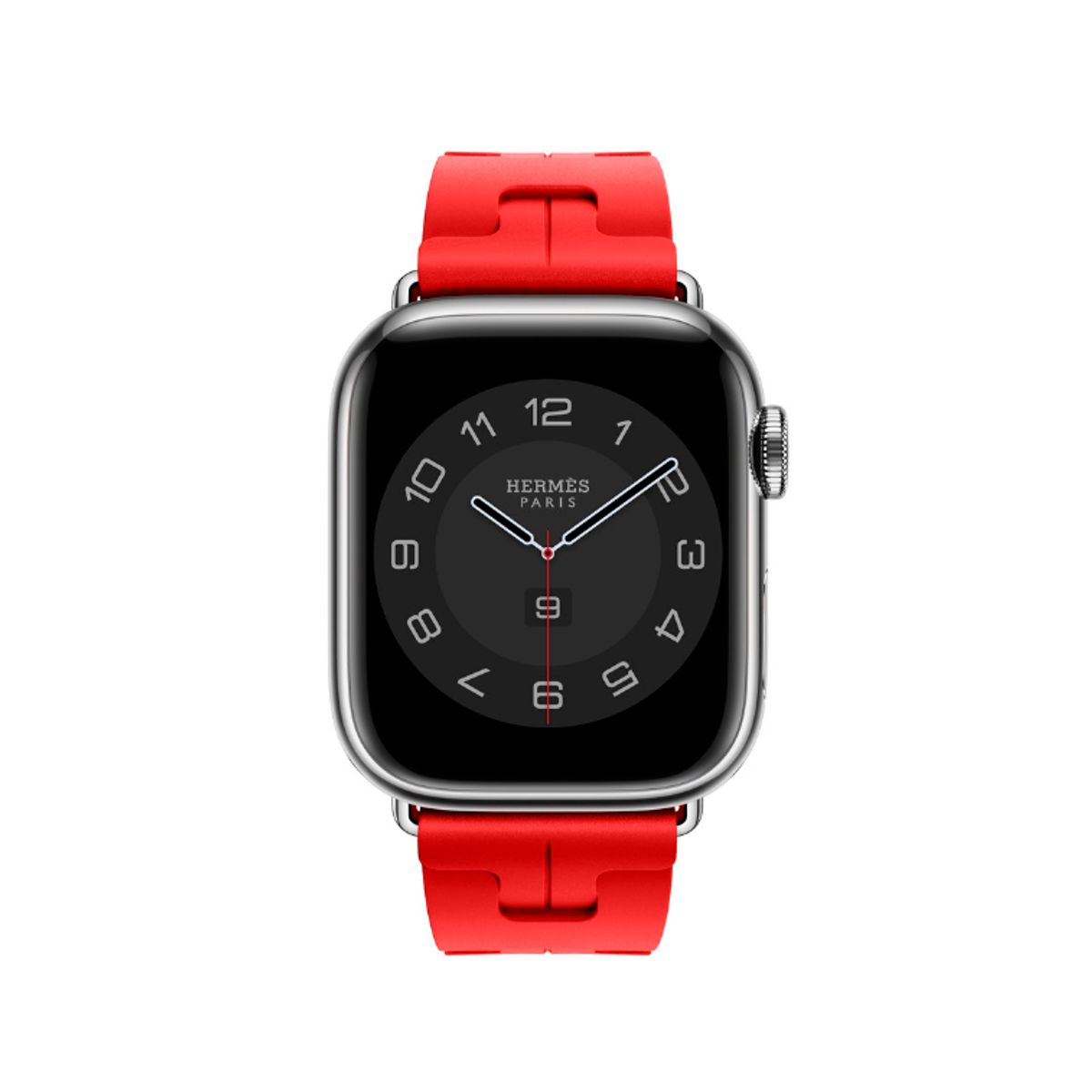 GENERICO - Correa Para Applewatch Y Watch Hermès 42-44-45-49mm Rojo