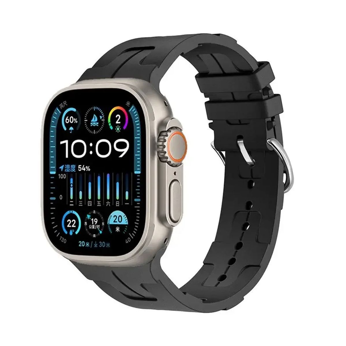 GENERICO - Correa Para Applewatch Y Watch Hermès 38-40-41mm Negro