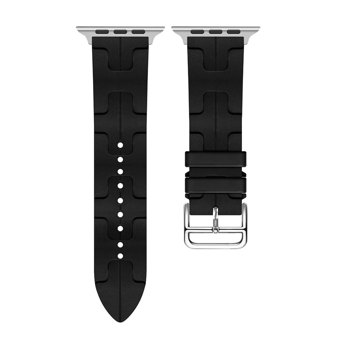 GENERICO - Correa Para Applewatch Y Watch Hermès 38-40-41mm Negro