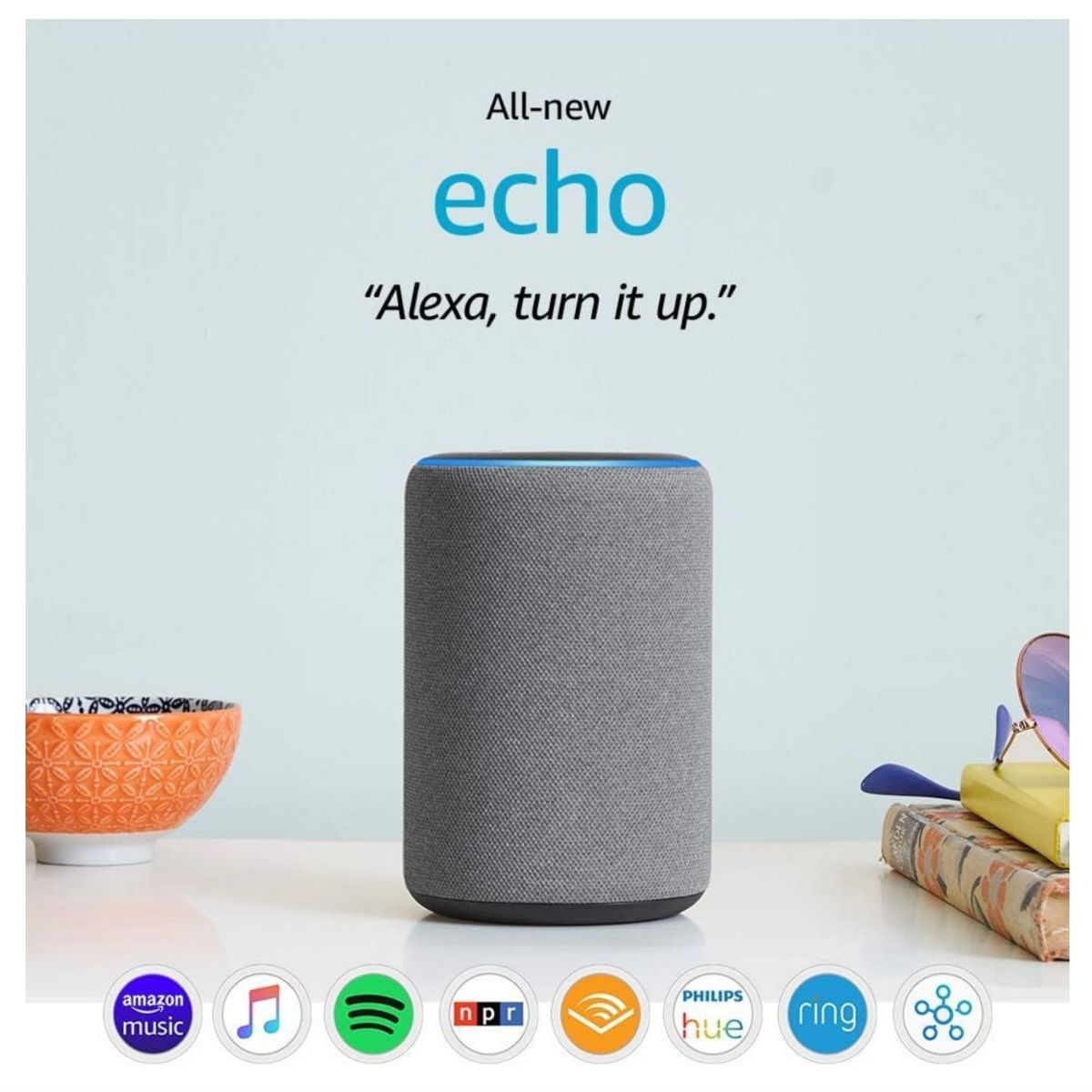 AMAZON - ECHO 3ERA GENERACION ALTAVOZ INTELIGENTE OPEN BOX