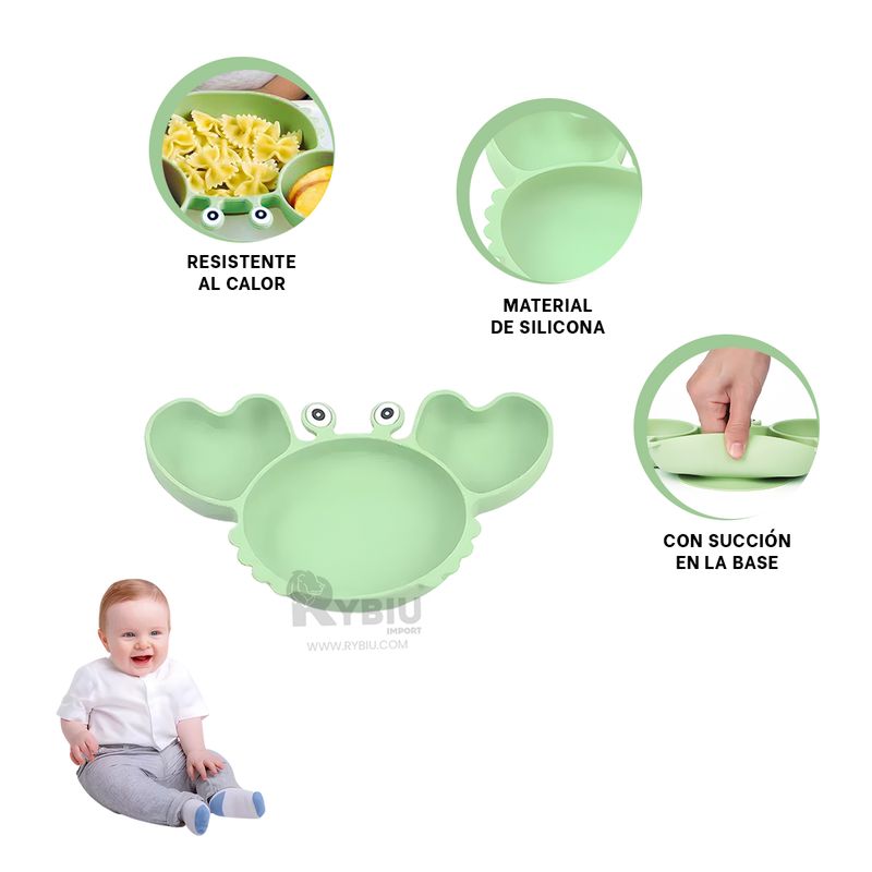 RYBIU IMPORT - Tazon Ligeros para Comer en Verde Y+Regalo Agendita
