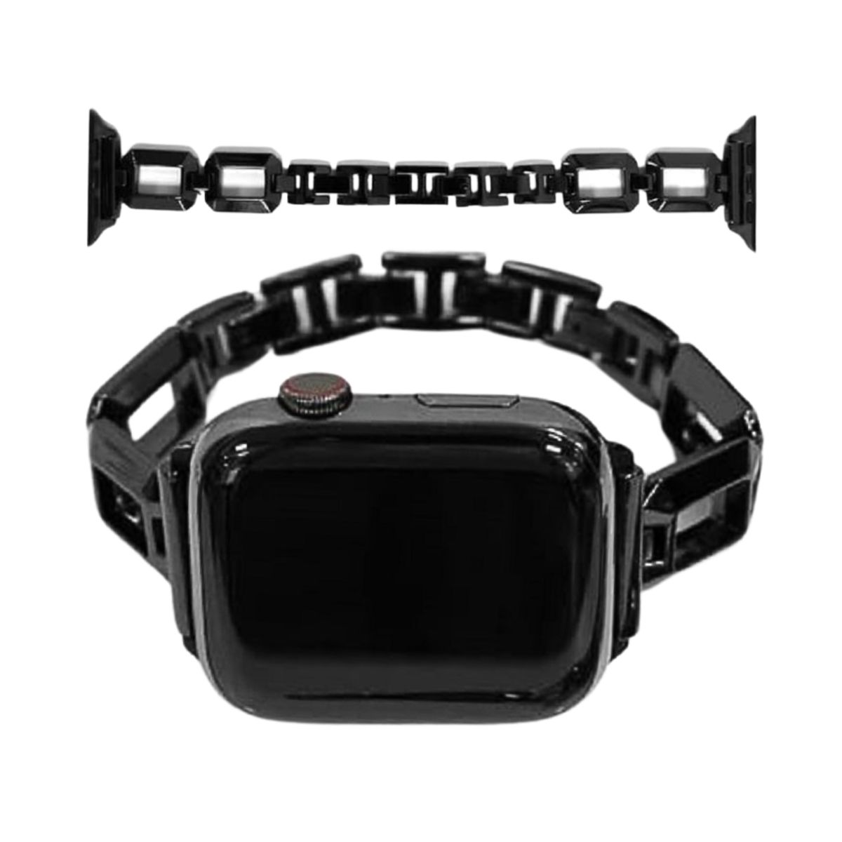 GENERICO - Correa Para Applewatch Y Watch Chic Steel 42-44-45-49mm Negro