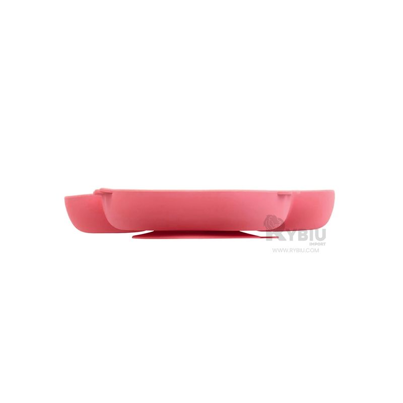 RYBIU IMPORT - Tazon de Comida Practico Rosado Oscuro Y+Regalo Stickers