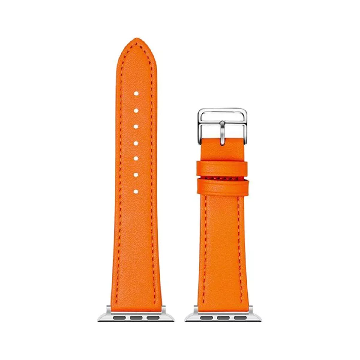 GENERICO - Correa Para Applewatch Y Watch Cuero NCO 38-40-41mm Naranja