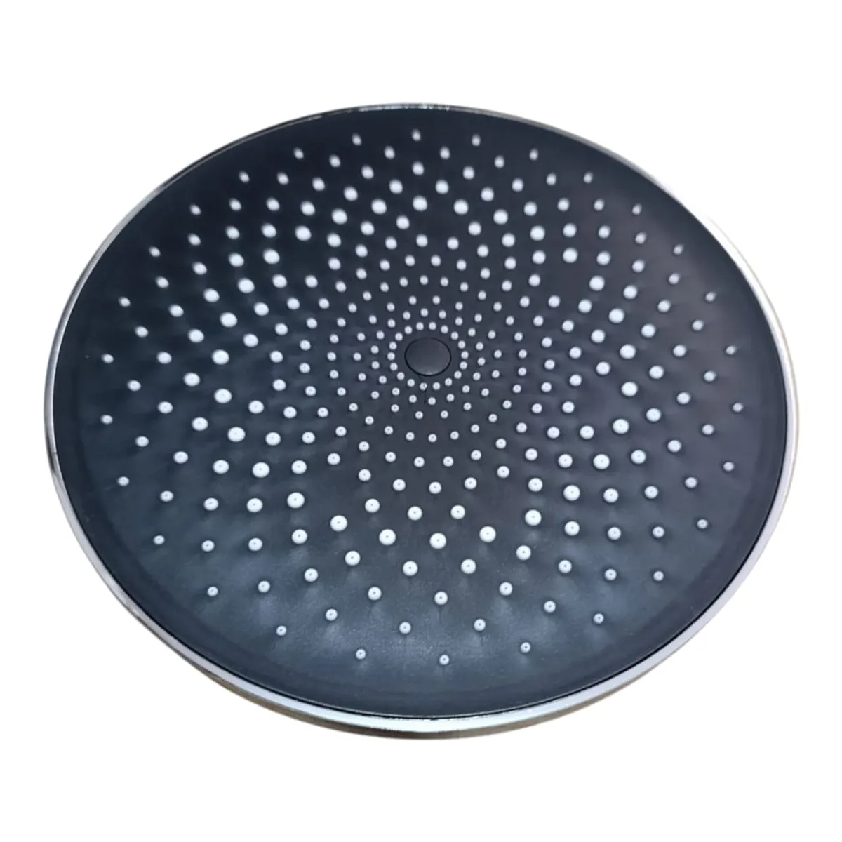 GENERICO - Cabezal Ducha Española Redondo ABS 20cm con Brazo de 37cm Acero