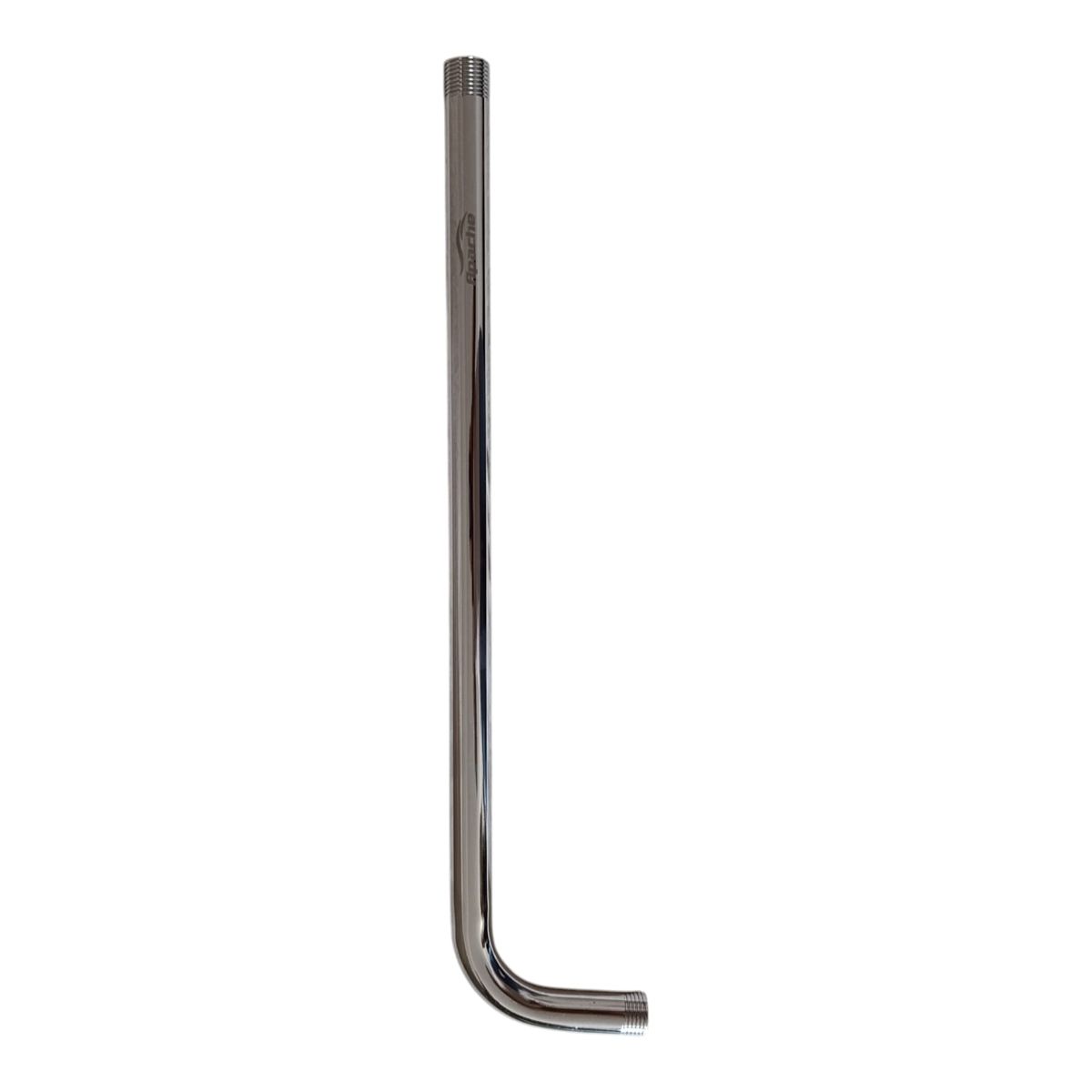 GENERICO - Cabeza Ducha Española cuadrado ABS 20cm con Brazo de 40cm Acero