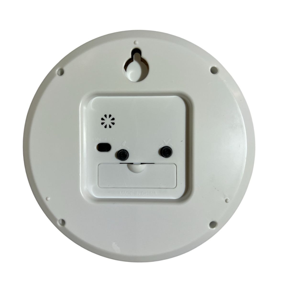 GENERICO - Reloj con alarma de 15cm diseño dibujos - Blanco