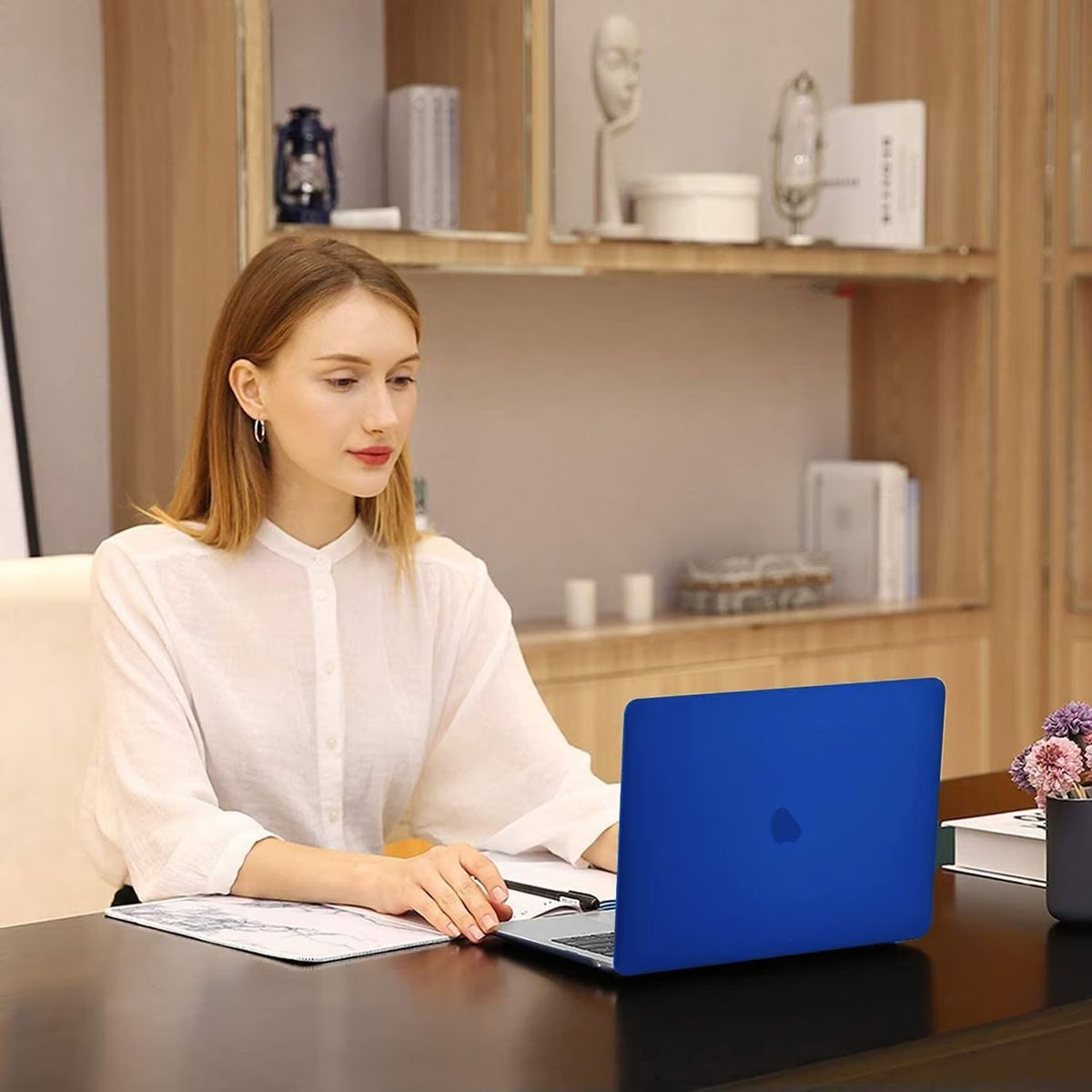 GENERICO - Cover Case Mate Macbook Pro 13 A2289 A2251 A2338 M1 2020 Azul
