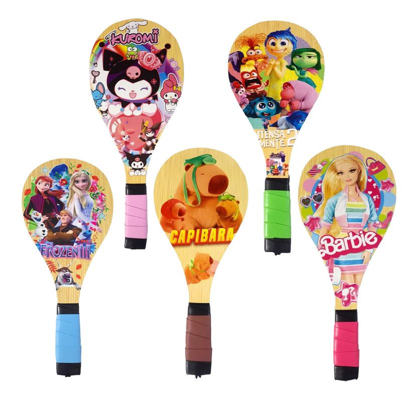 GENERICO - RAQUETAS PALETAS MÁS PELOTA PARA NIÑAS RECREACIONAL