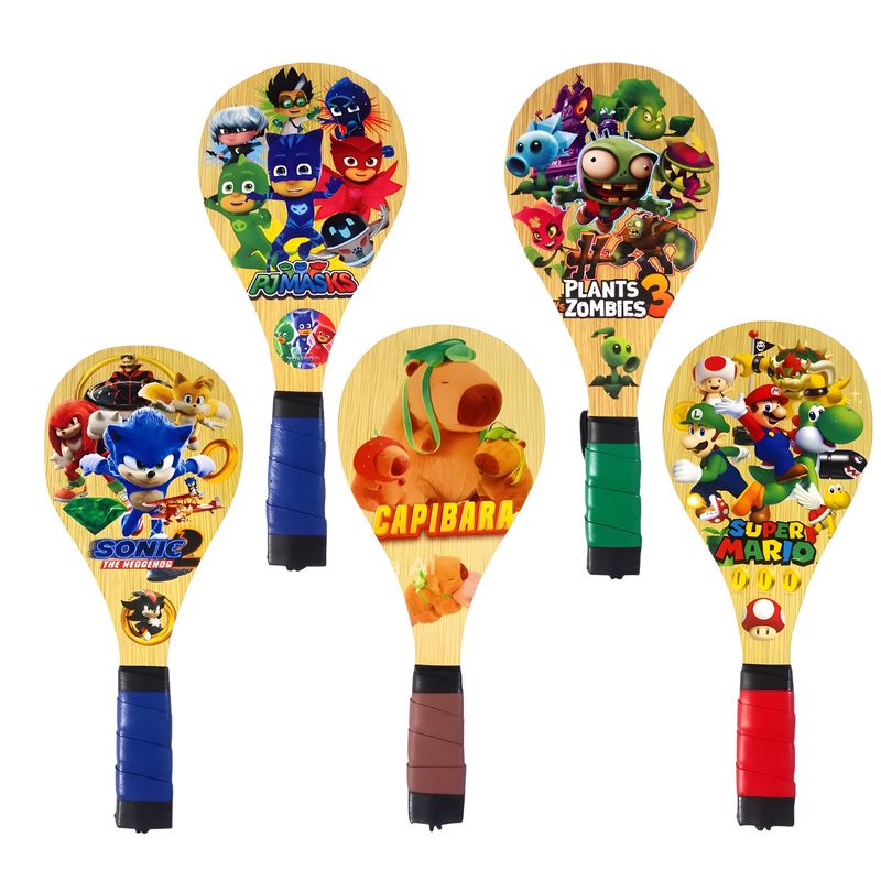 GENERICO - RAQUETAS PALETAS MÁS PELOTA PARA NIÑOS RECREACIONAL